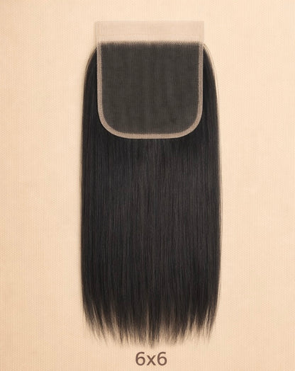 Closure : Zwart staright