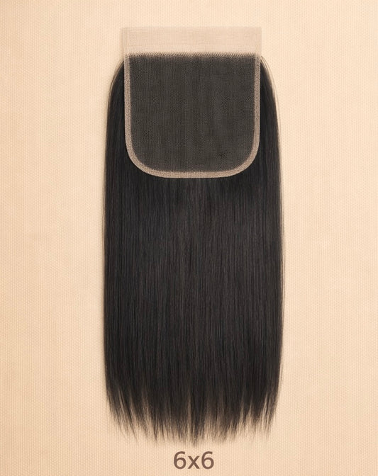 Closure : Zwart staright