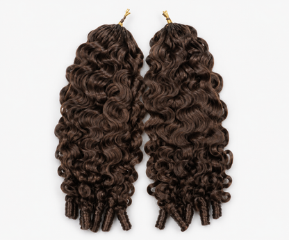 Curly crochet hair